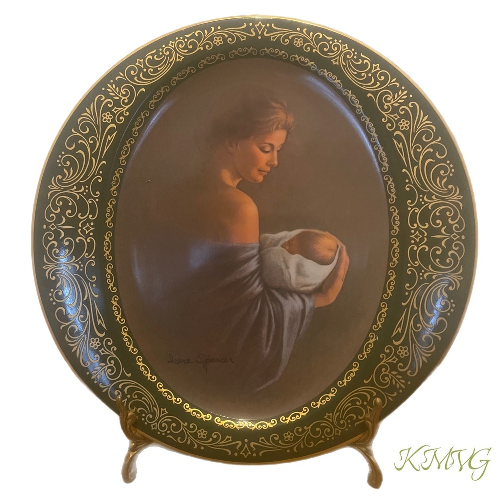 Vintage Mothers Love by Irene Simson “Miracle” PICKARD Collectible Plate